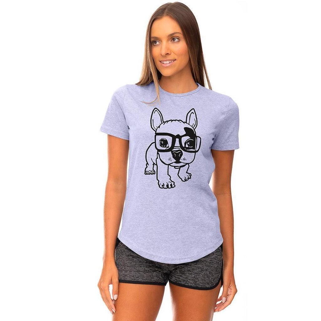 Camiseta Longline Feminina MXD Conceito Estampas Moda Academia Fitness