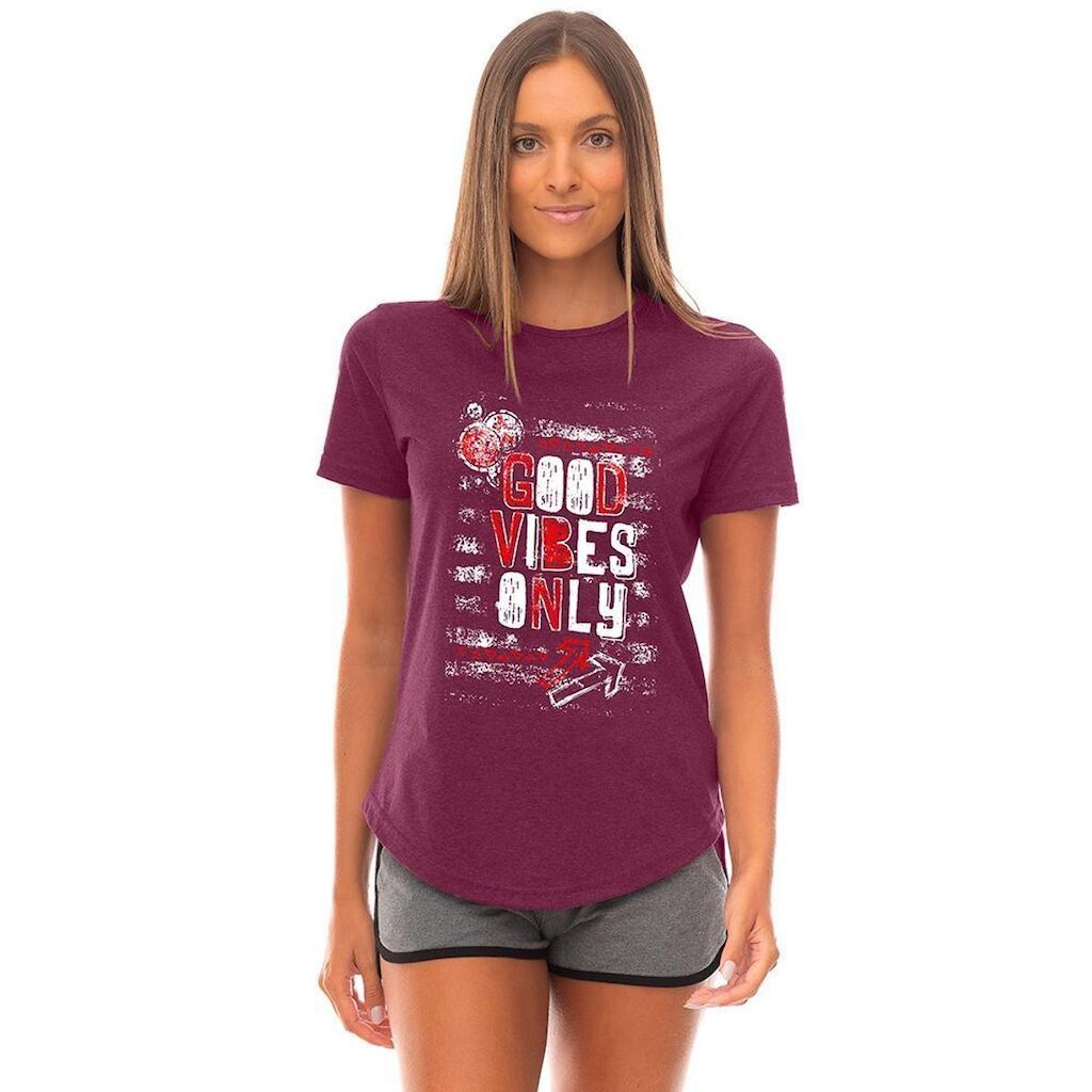 Camiseta Longline Feminina MXD Conceito Estampas Moda Academia Fitness