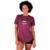 Camiseta Longline Feminina MXD Conceito Estampas Treino Hard Dia a Dia Academia - Vermelho+Rosa