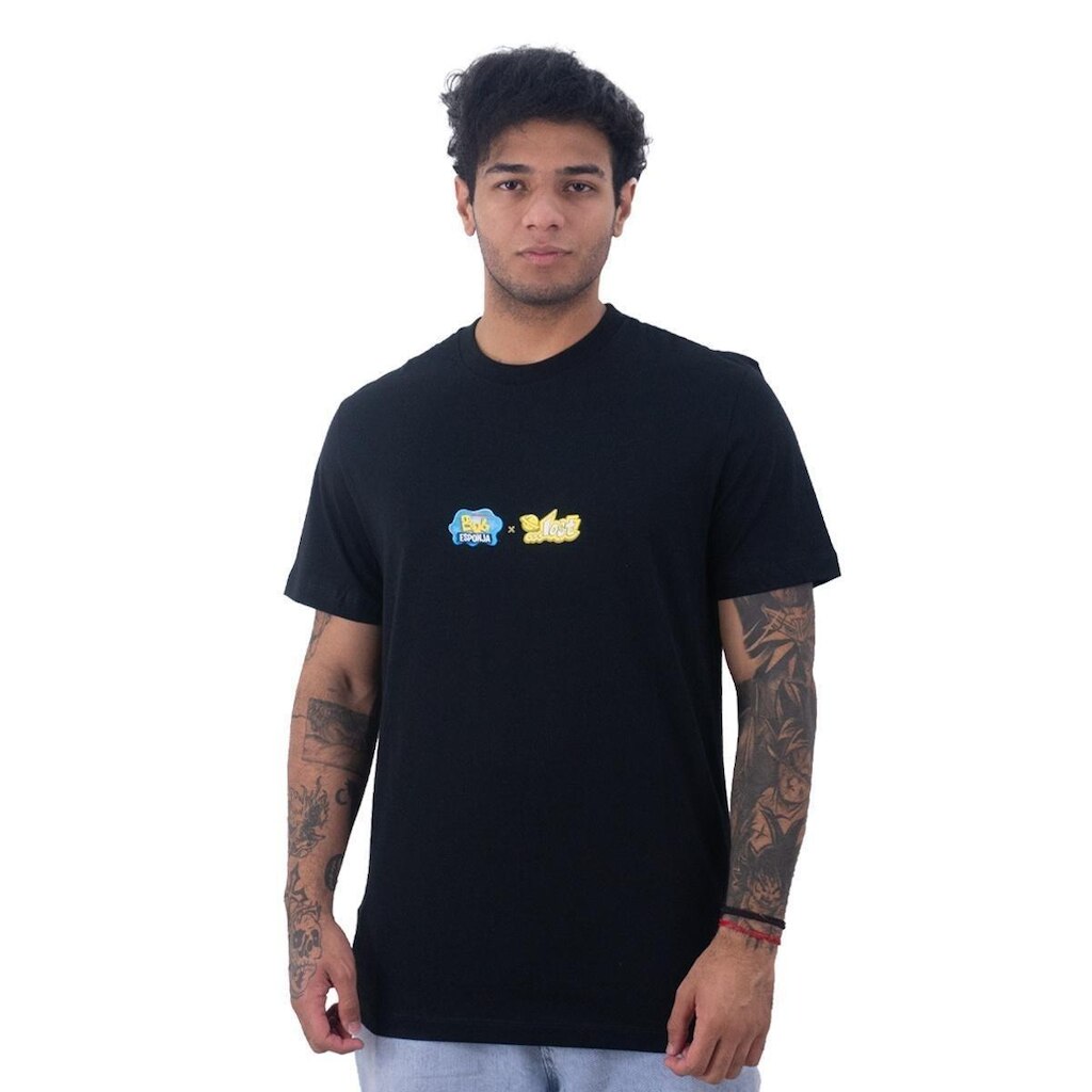 Camiseta Lost Bob Esponja Logo Masculino
