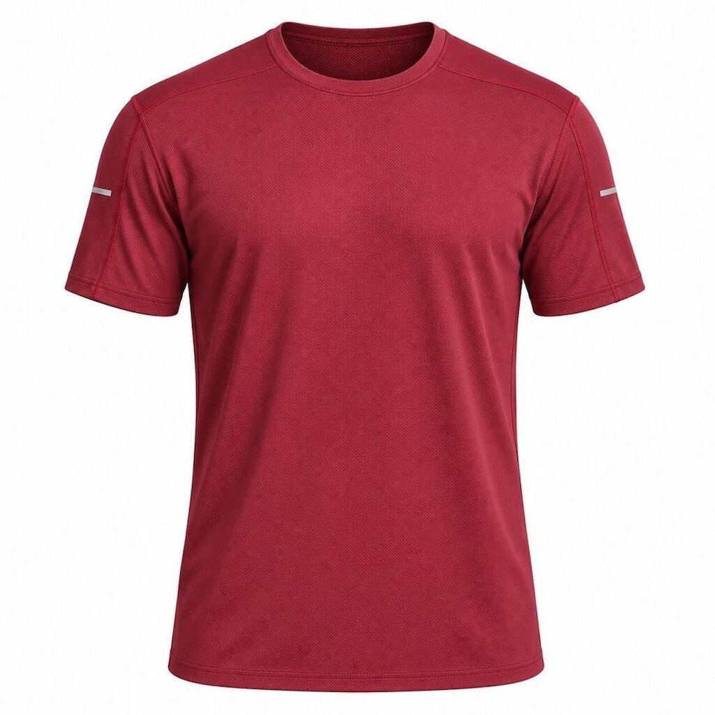 Camiseta Lupo Poliamida Básica Run Masculina - Carmim