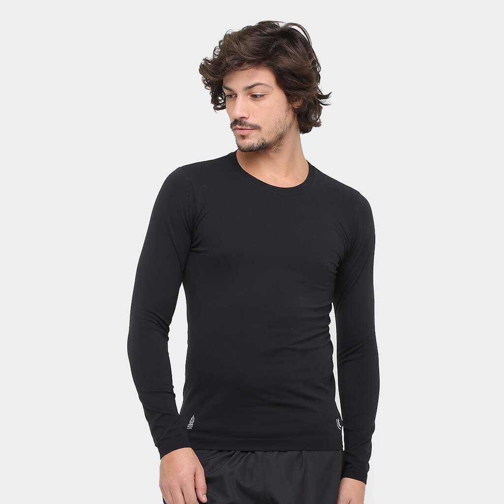 Camiseta Lupo Under Warm Manga Longa Masculina