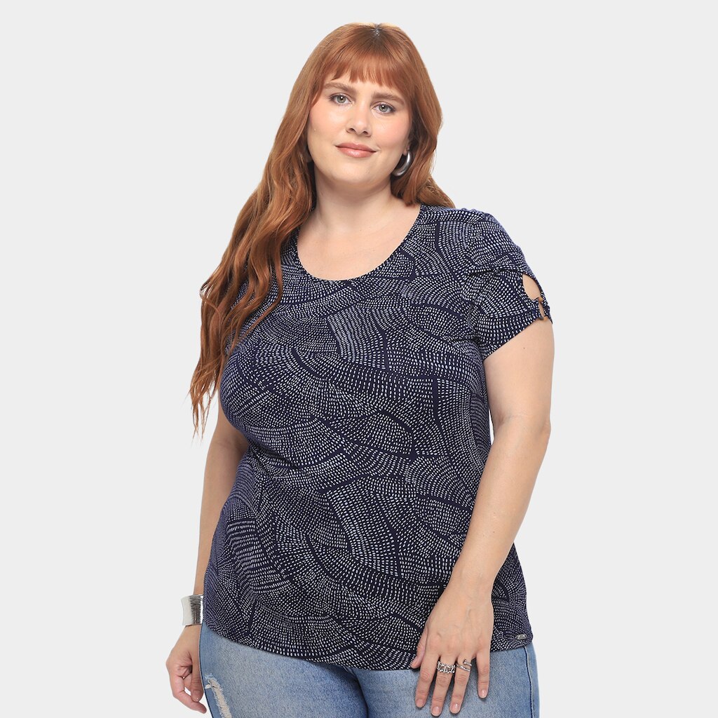 Camiseta Maelle Plus Size feminino 15405