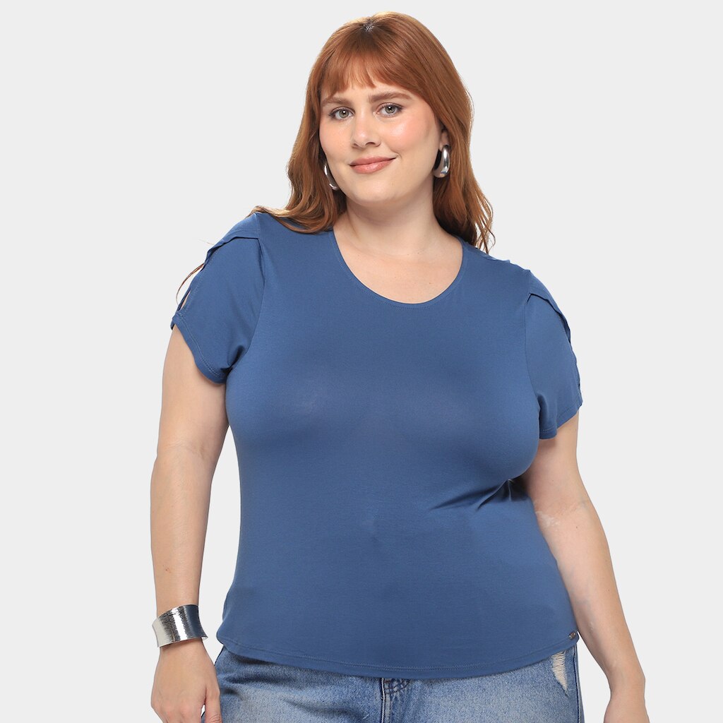 Camiseta Maelle Plus Size feminino 15406
