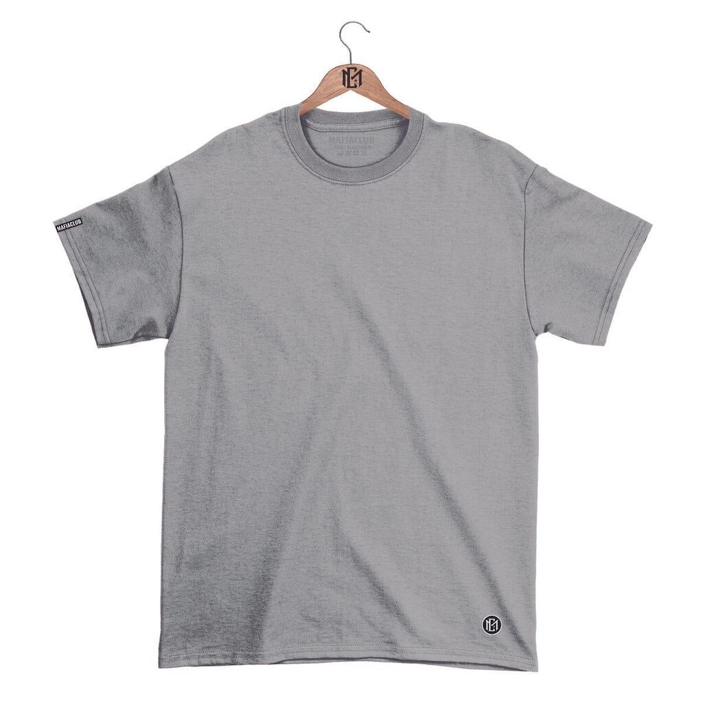 Camiseta Máfia Club Gola Redonda Lisa Streetwear fio 30.1 Penteado.