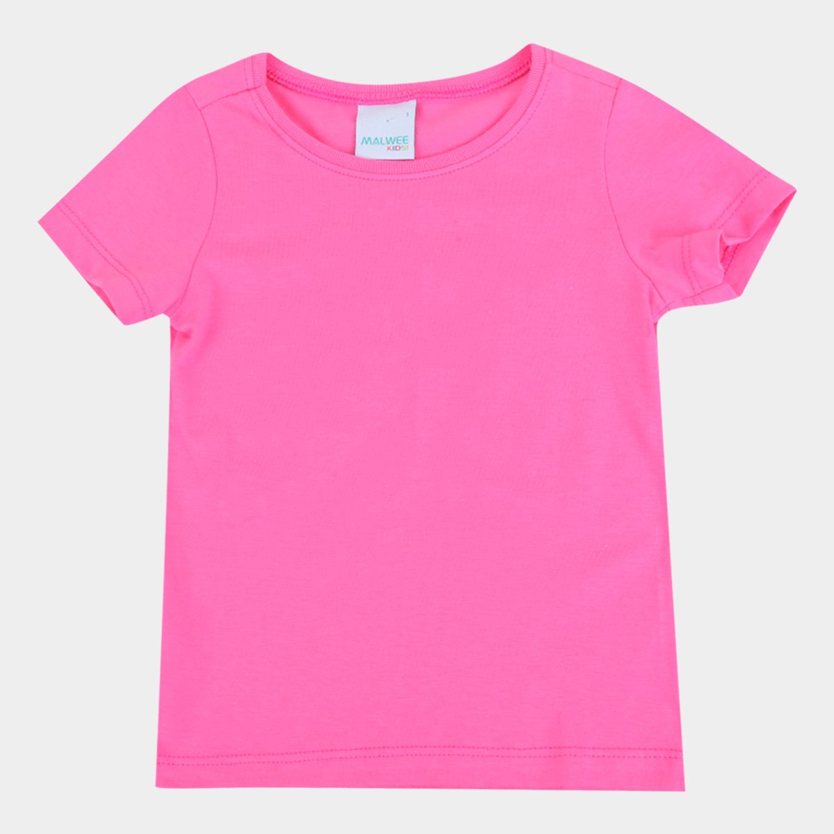 Camiseta Malwee Baby Look Básica Feminina - Rosa Menor preço em Camiseta Malwee Baby Look Básica Feminina - Rosa