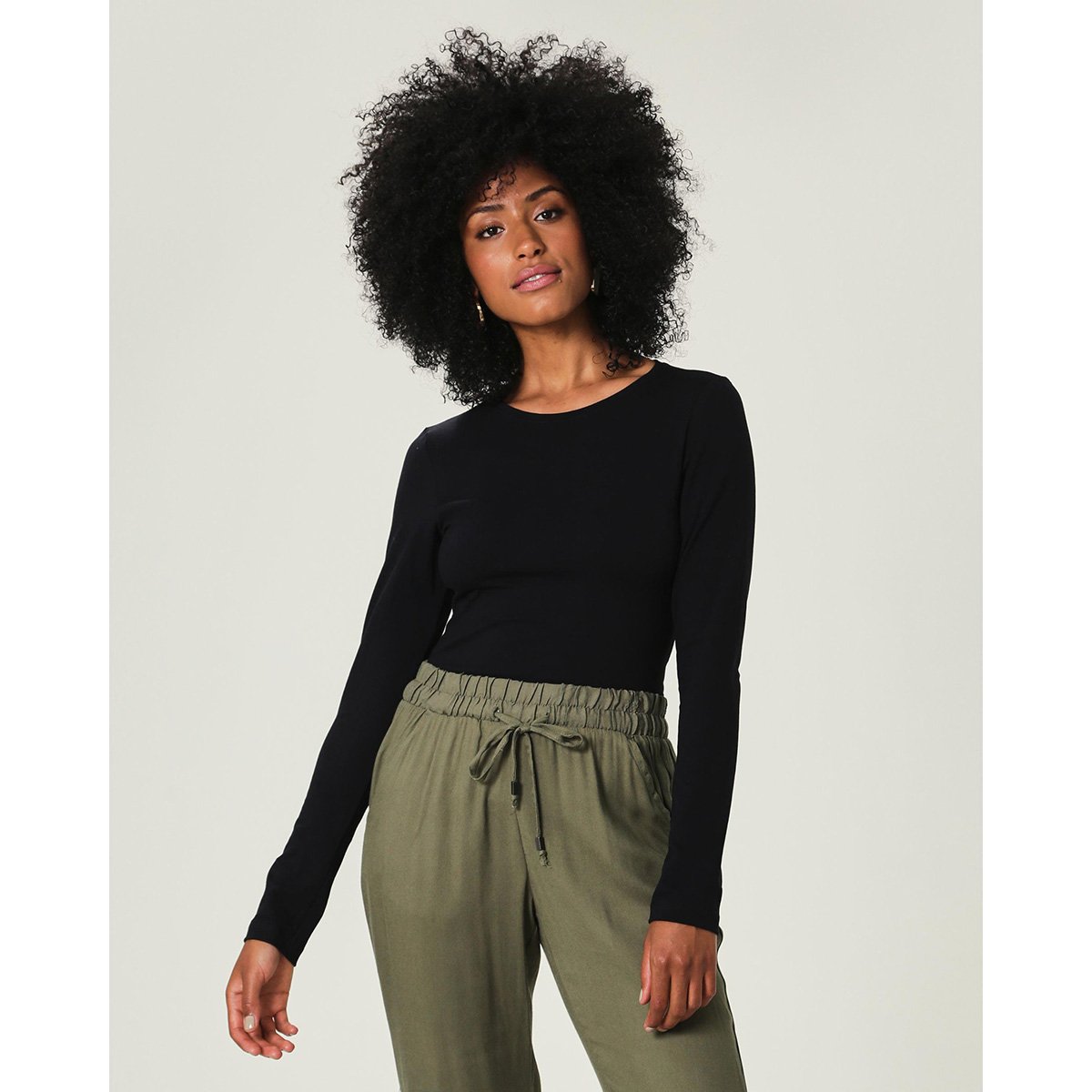 camiseta basica manga longa malwee feminina