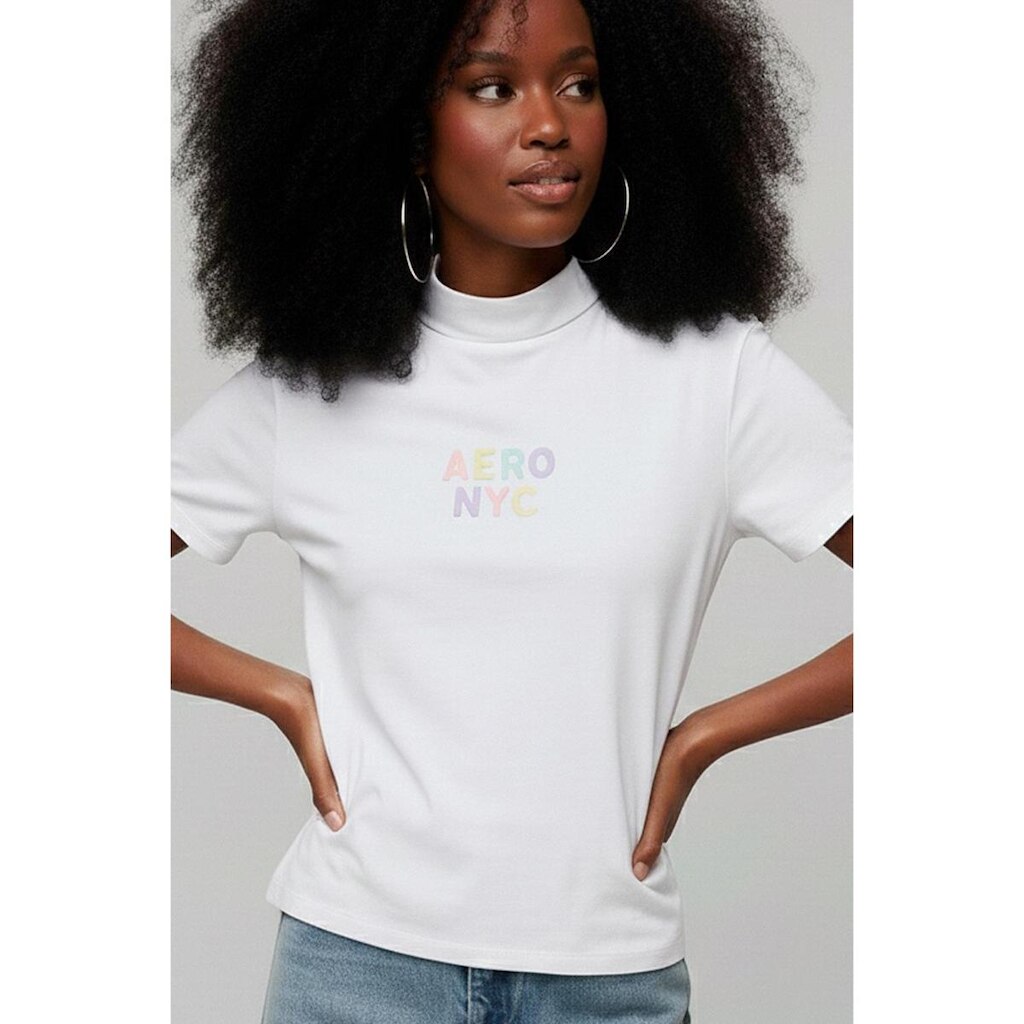 Camiseta Manga Curta Feminina Silkada Aéropostale