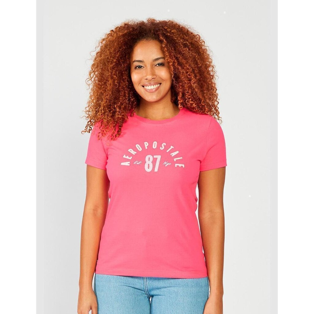 Camiseta Manga Curta Feminina Silkada Aéropostale