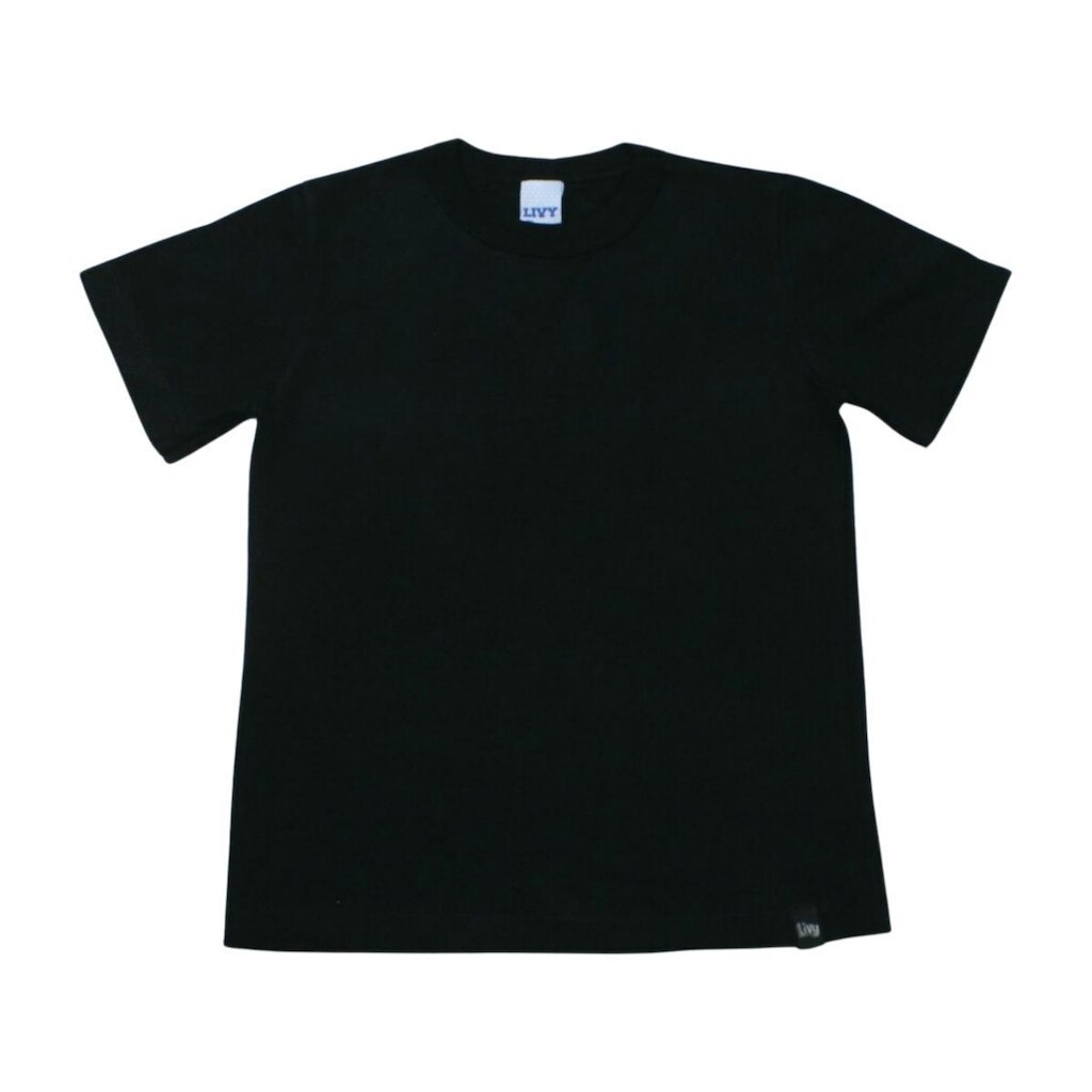 Camiseta Manga Curta Infantil Básica Algodão 1025 - Livy