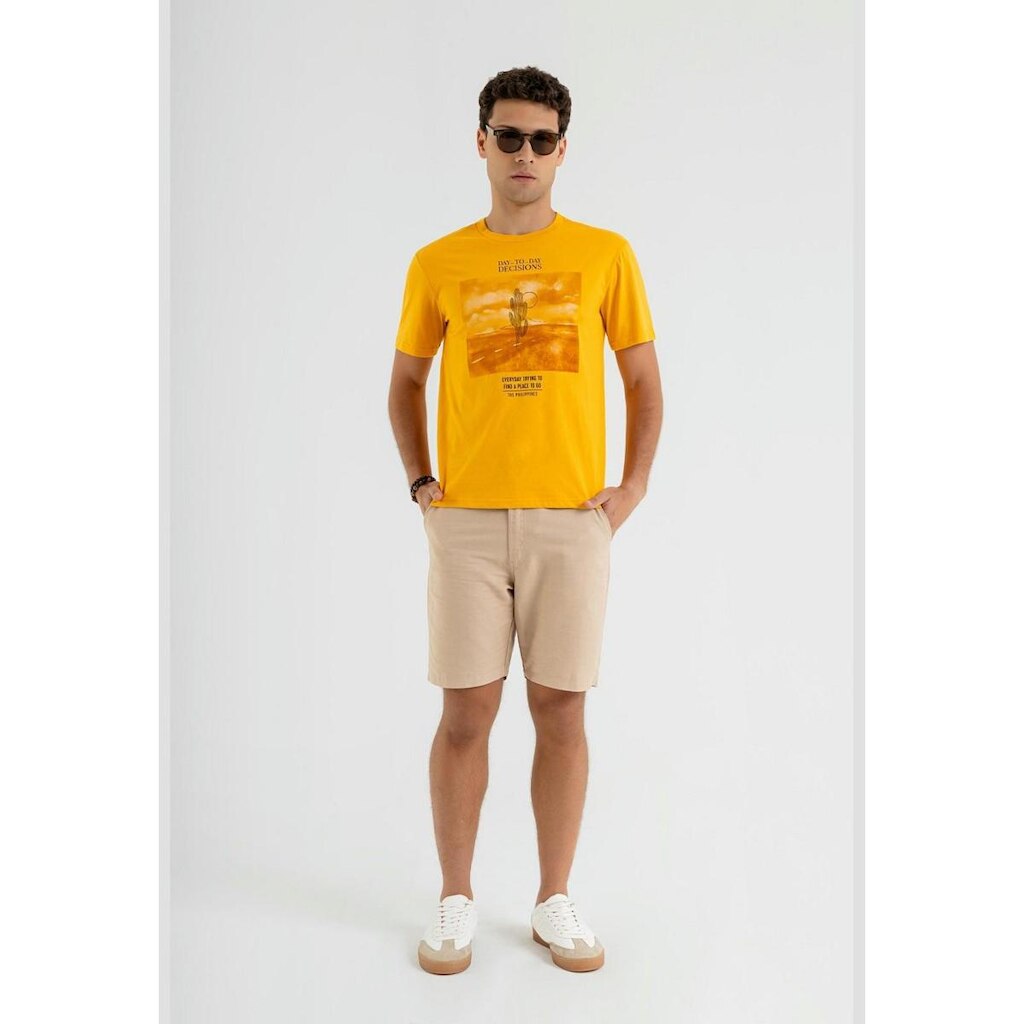 Camiseta Manga Curta Masculina em Meia Malha The Philippines