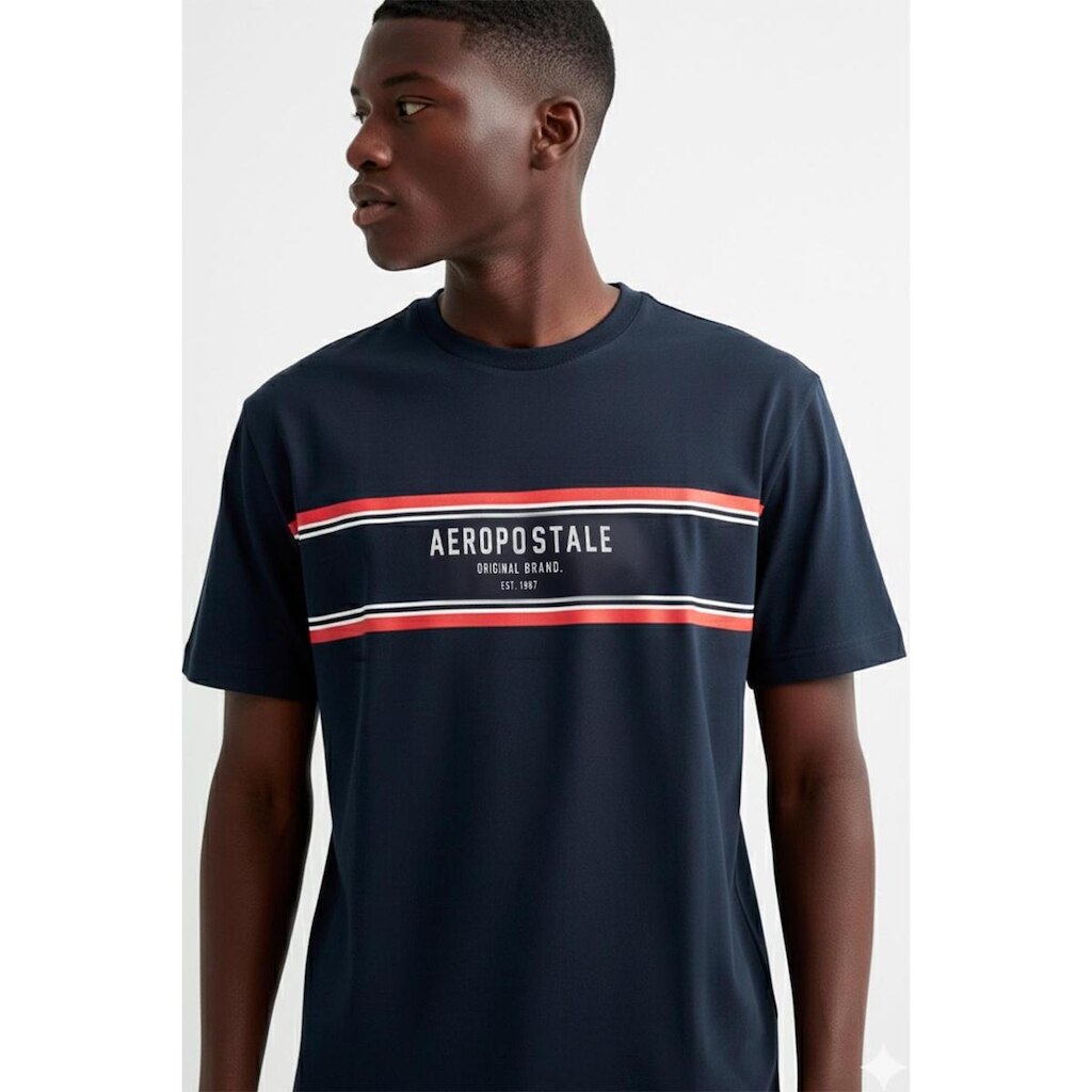 Camiseta Manga Curta Masculina Silkada Aéropostale