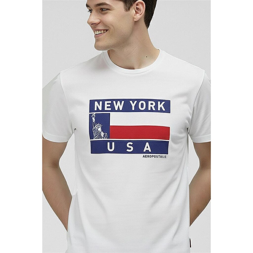Camiseta Manga Curta Masculino Silkada Aéropostale