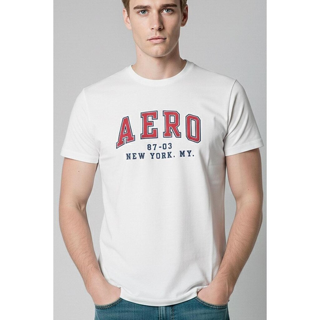 Camiseta Manga Curta Masculino Silkada Aéropostale