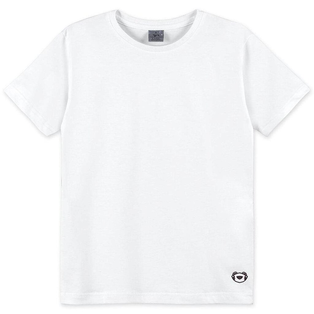 Camiseta Manga Curta Tigor T Tigre Lisa Branco