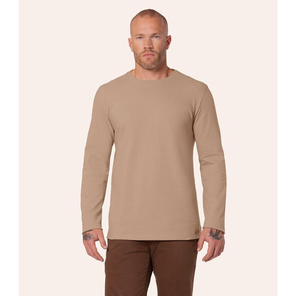 Camiseta Manga Longa Diametro Marrom