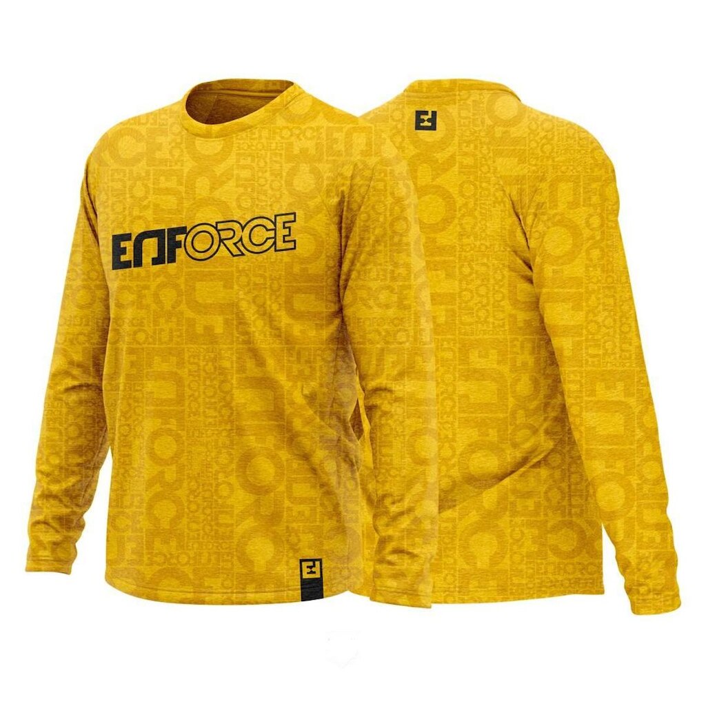 Camiseta Manga Longa Dry  Academia -TAM P Enforce Fitness