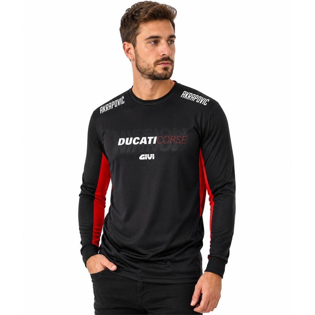 Camiseta Manga Longa Ducati MotoGP Superbike Racing