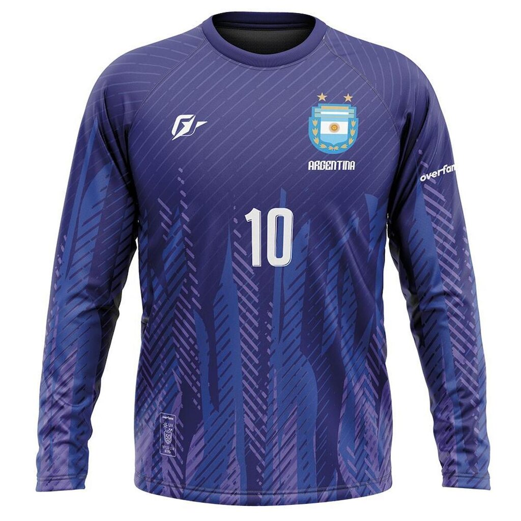 Camiseta Manga Longa Filtro UV Argentina Away