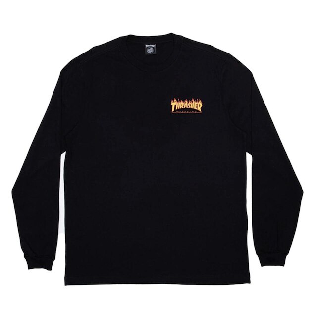 Camiseta Manga Longa Flame Dots LS Thrasher