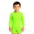 Camiseta Manga Longa Infantil Menino Proteção Solar Praia - Verde