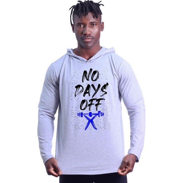 Camiseta Manga Longa Longline Com Touca MXD Conceito o Estilo Do Iverno