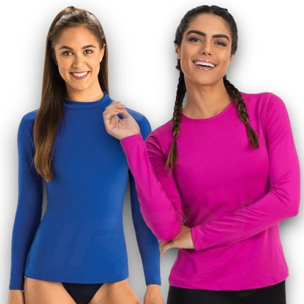 Camiseta Manga Longa Proteção Solar UV Térmica Feminina 252