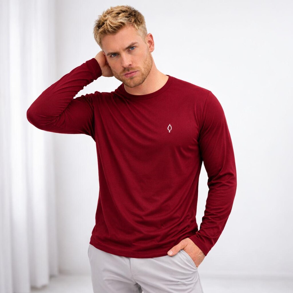 Camiseta Manga longa Resina Tecido Dry Treino Corrida