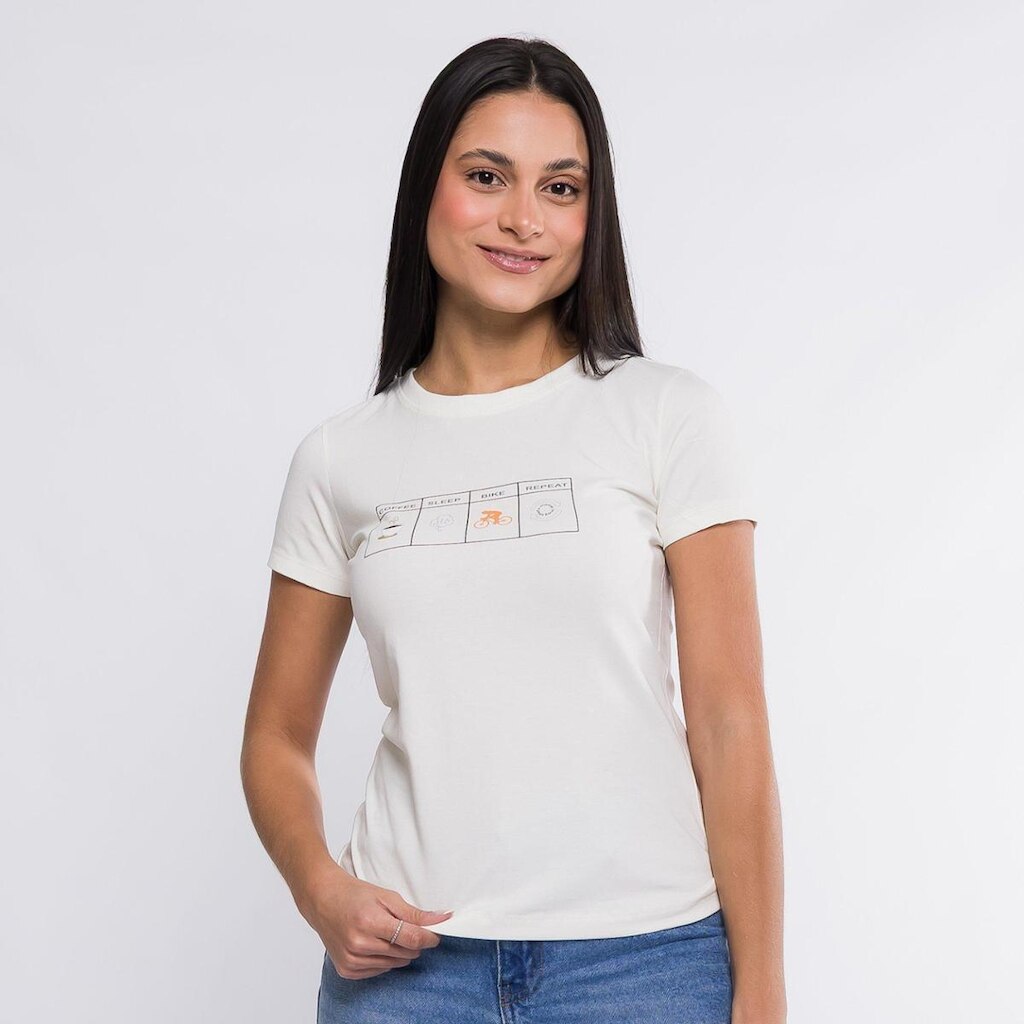 Camiseta Márcio May Sports Coffee Bege - Algodão Premium Ciclismo Casual