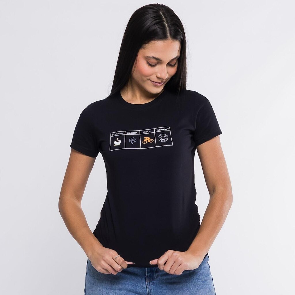 Camiseta Márcio May Sports Coffee Preta - Algodão Premium Ciclismo Casual