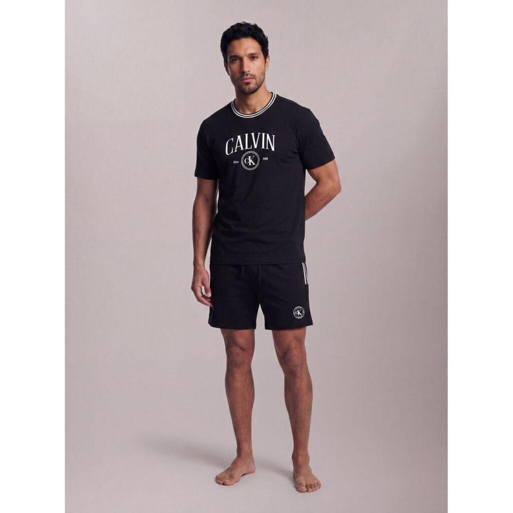 Camiseta Masc M/c Meia Malha Algodão - Preto