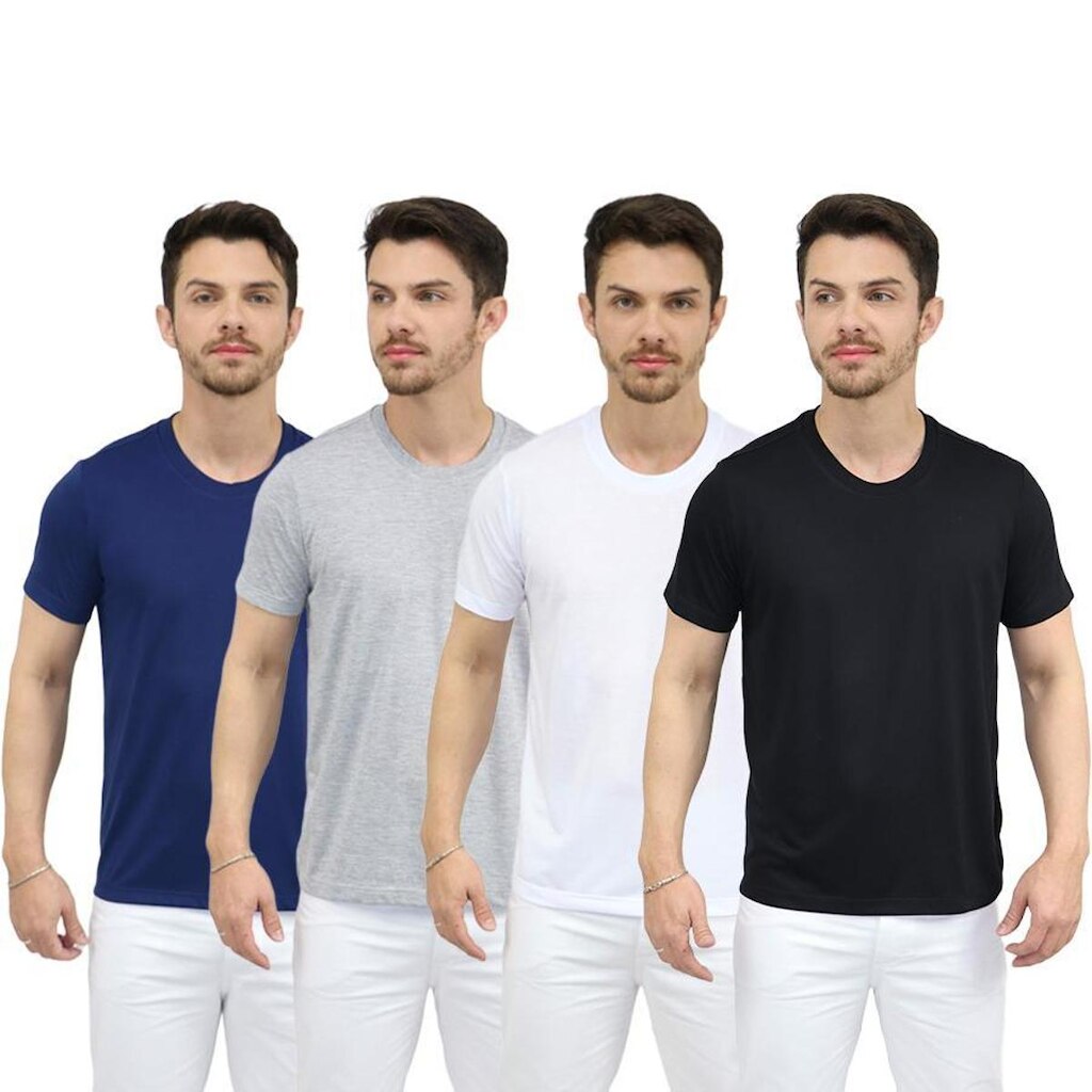 Camiseta Masculina 65% Poliéster e 35% Viscose