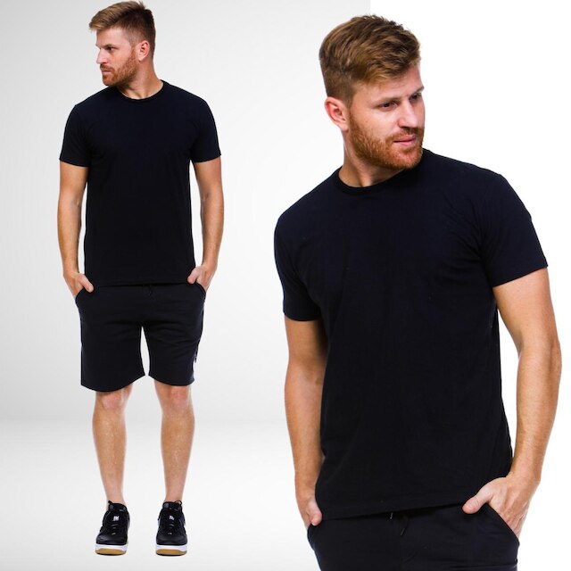 Camiseta Masculina Algodão - Básica Lisa