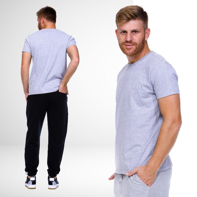 Camiseta Masculina Algodão - Básica Lisa