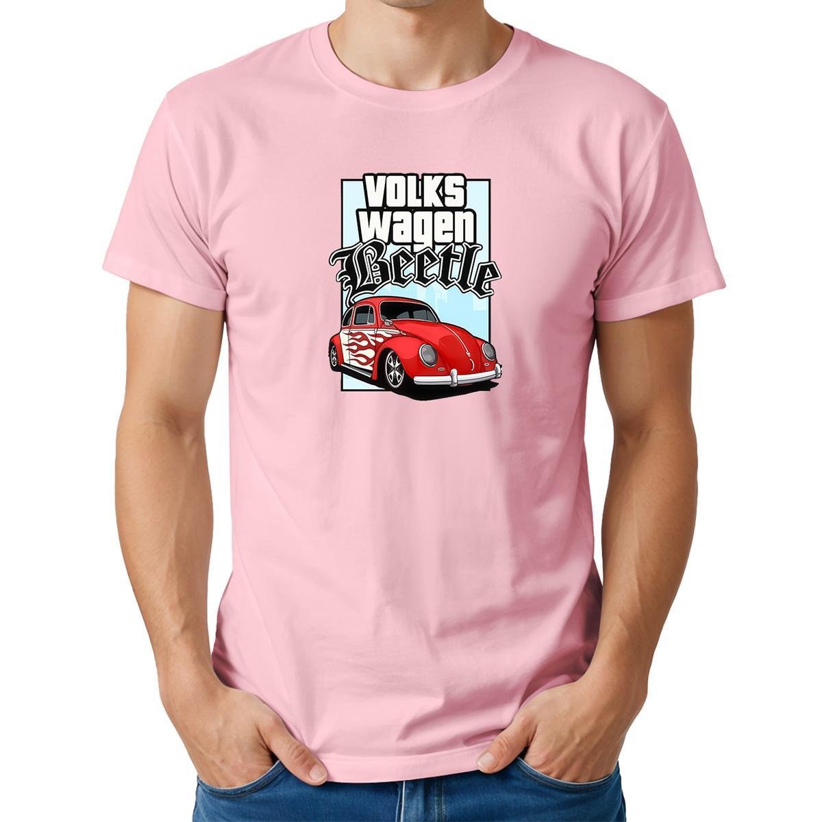 Camiseta Masculina Algodão Estampa Fusca Casual Zattini