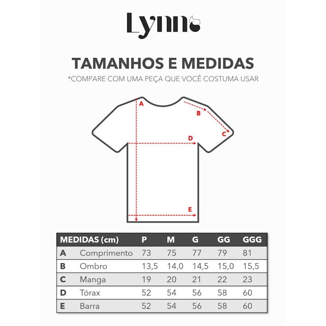 Camiseta Masculina Algodão Gola V
