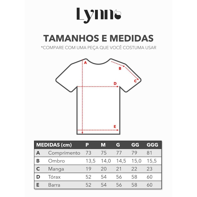 Camiseta Masculina Algodão Gola V
