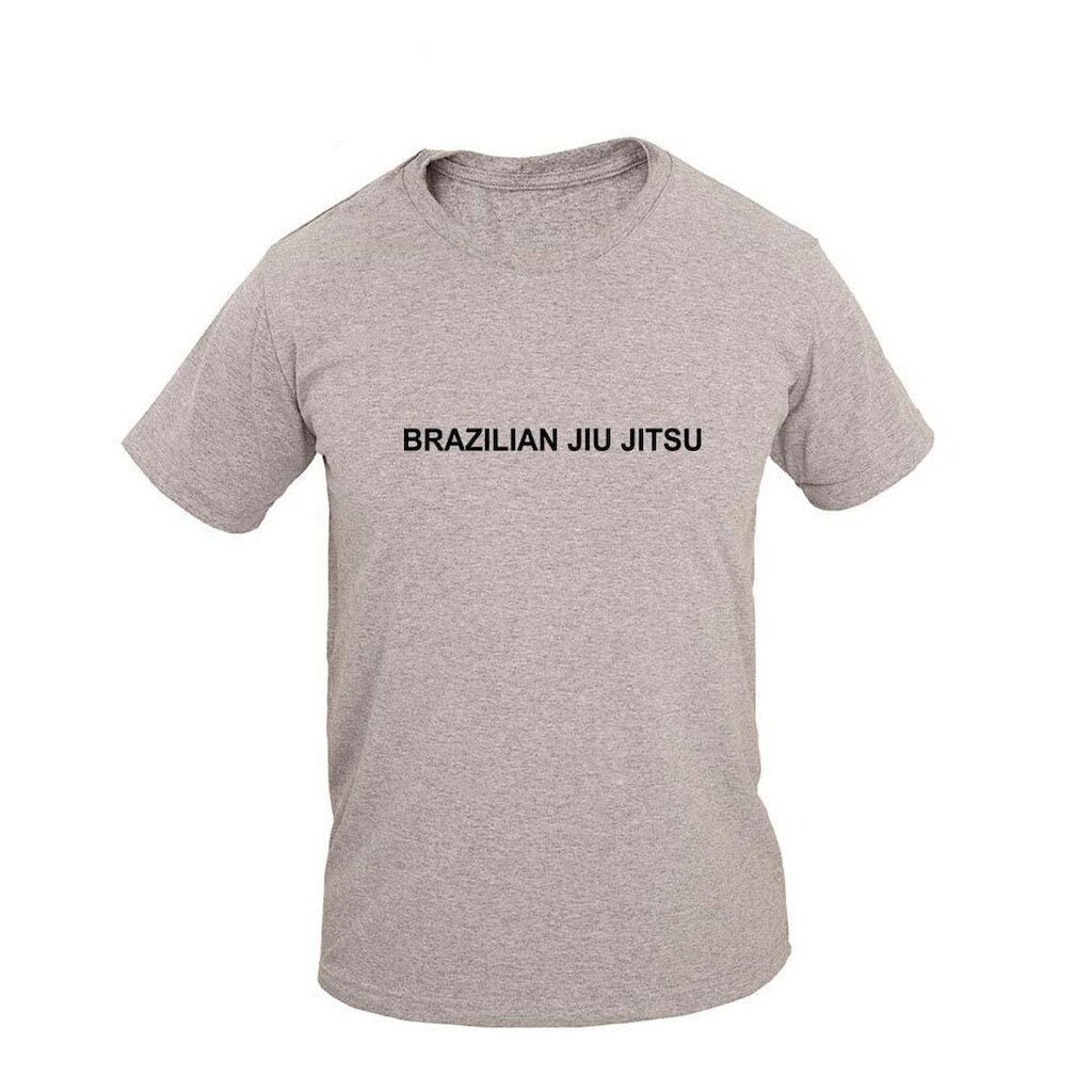 Camiseta Masculina Algodão Manga Curta Brazilian Jiu Jitsu