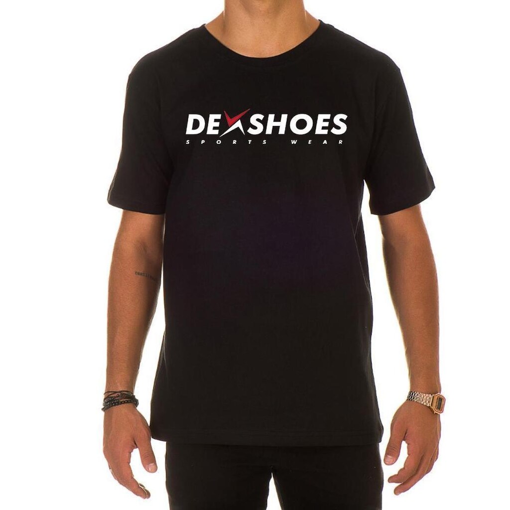Camiseta Masculina Algodão Manga Curta Estampa Sports Wear