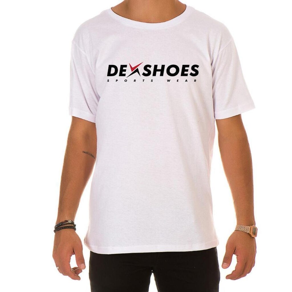 Camiseta Masculina Algodão Manga Curta Estampa Sports Wear