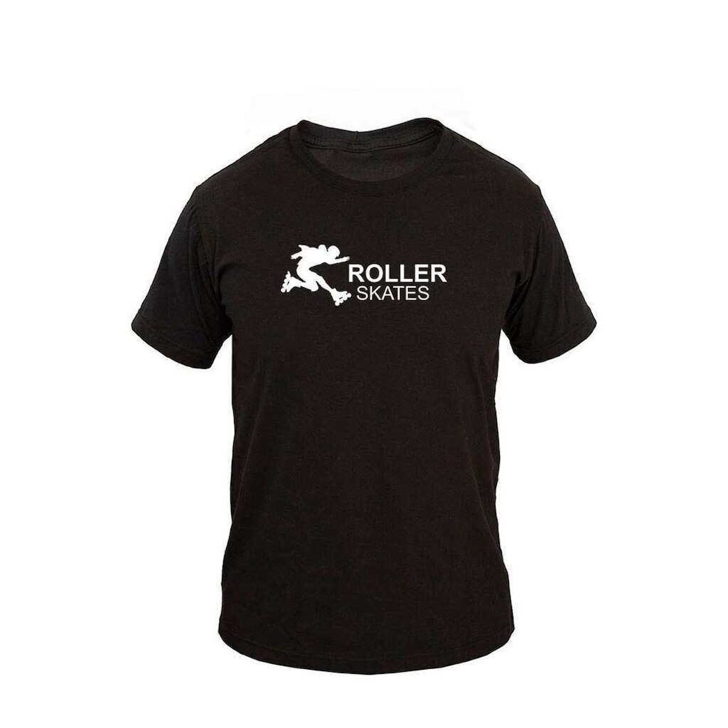 Camiseta Masculina Algodão Manga Curta Patins Casual