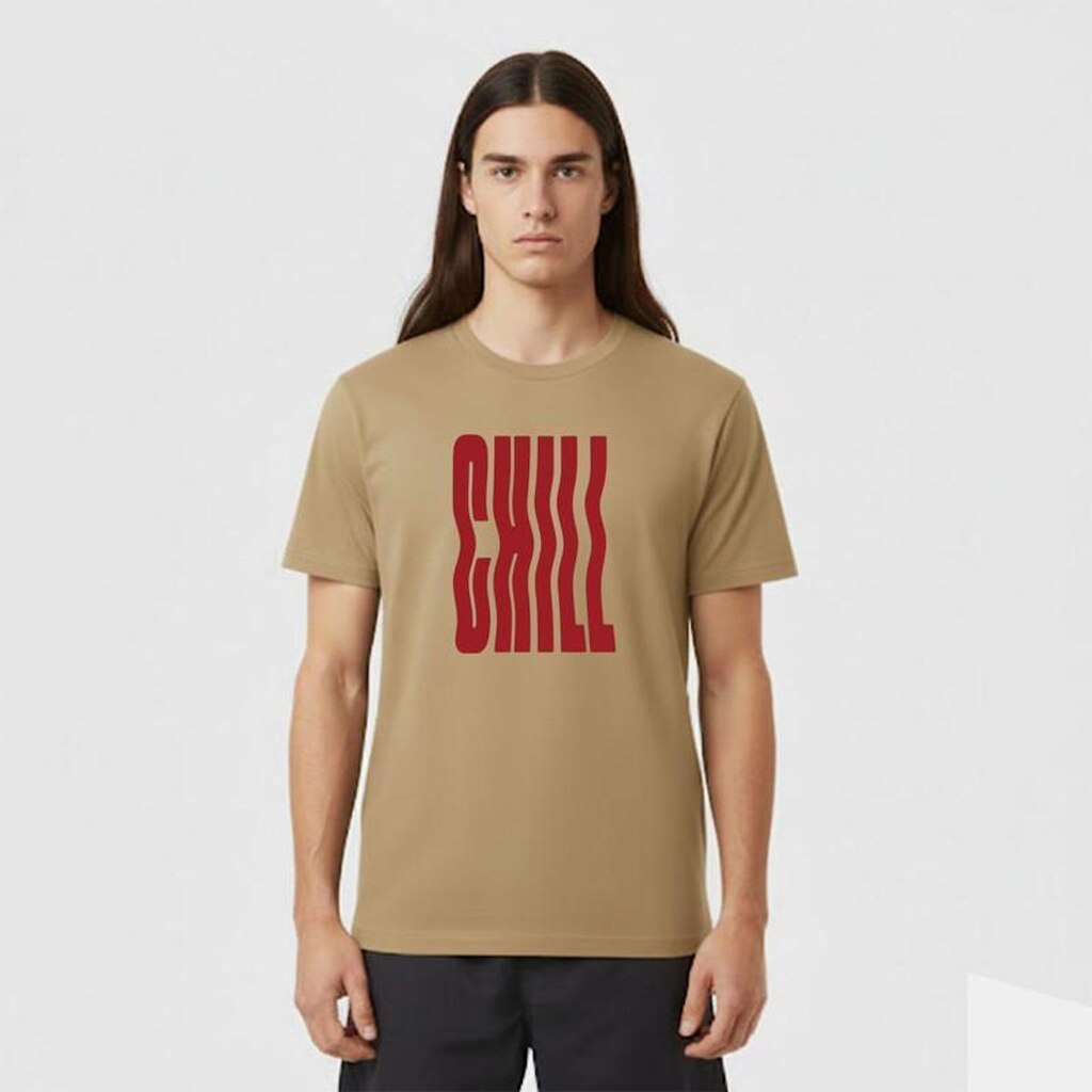 Camiseta Masculina Algodão Premium CHILL