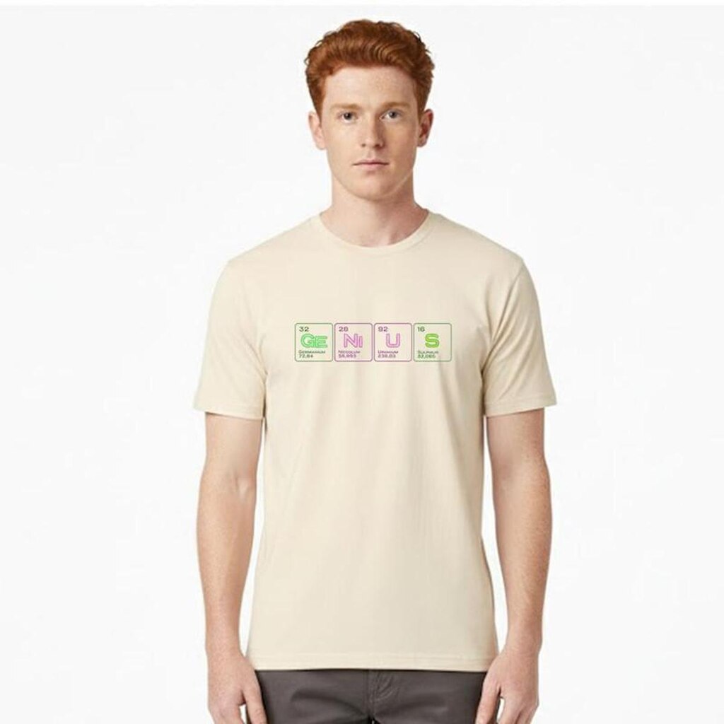 Camiseta Masculina Algodão Premium GENIUS NERD GEEK