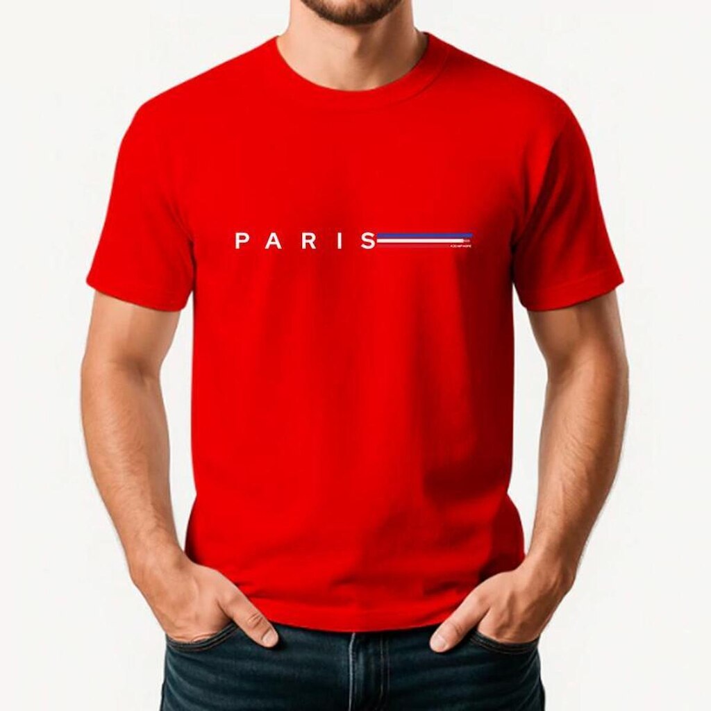 Camiseta Masculina Algodão Premium PARIS 02