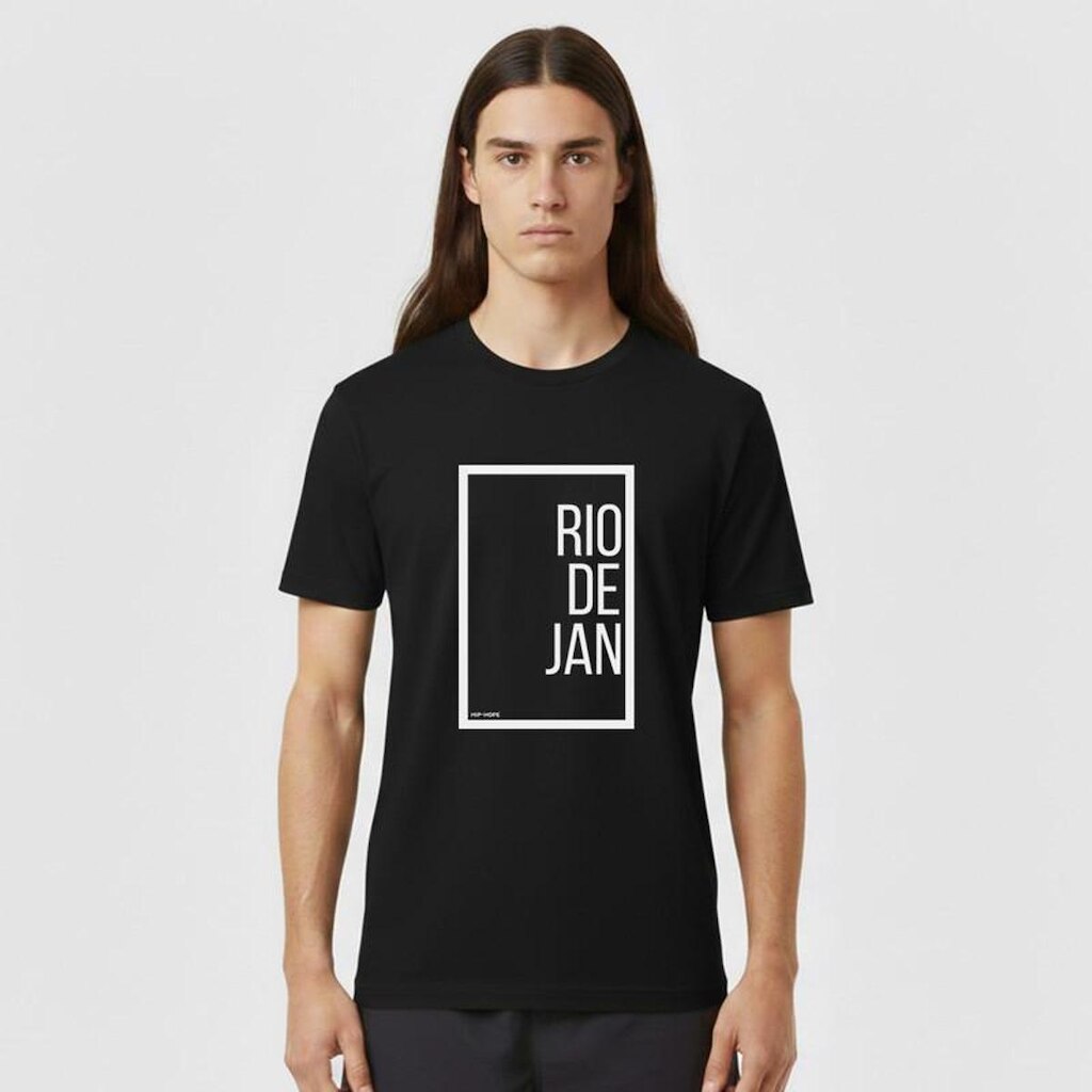 Camiseta Masculina Algodão Premium Skate Surf Praia Streetwear RIO DE JANEIRO