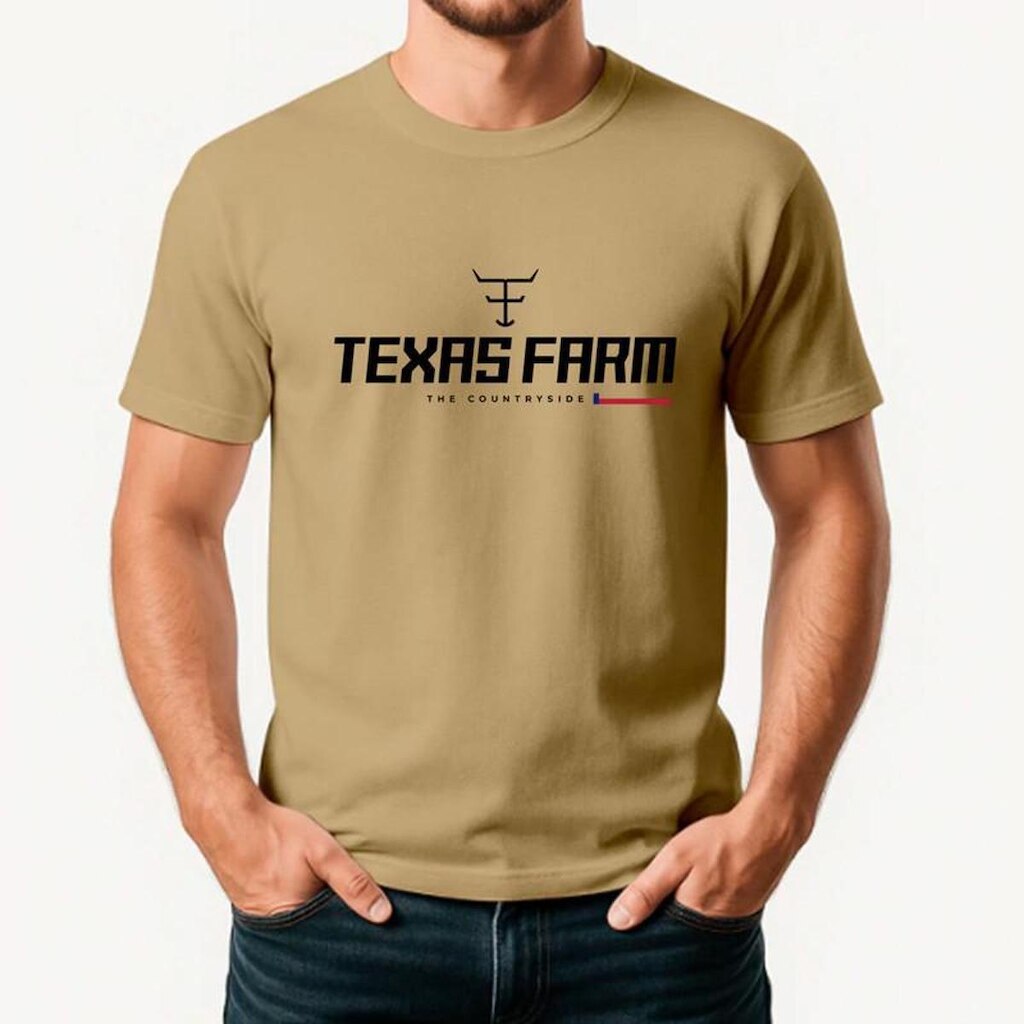 Camiseta Masculina Algodão Premium TEXAS FARM