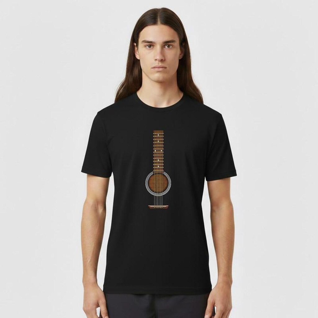 Camiseta Masculina Algodão Premium VIOLÃO