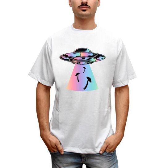 Camiseta Masculina Alien Cogumelo Et Rave