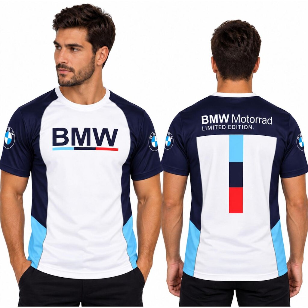 Camiseta Masculina ALLBOY para Fans BMW Motorsport