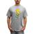 Camiseta Masculina Bart Simpson Estilingue - Cinza